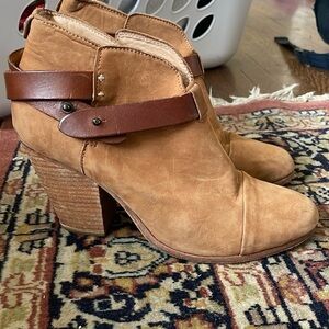 Rag & Bone Brown Harrow Heeled Booties